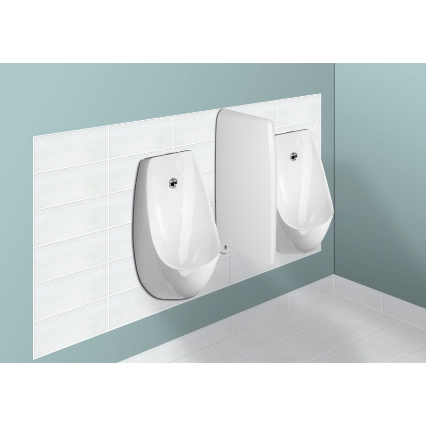 JIKA H8411010000001 - Πιεστικό DOMINO με πίσω παροχή και πίσω αποχέτευση, κεραμικό/λευκό