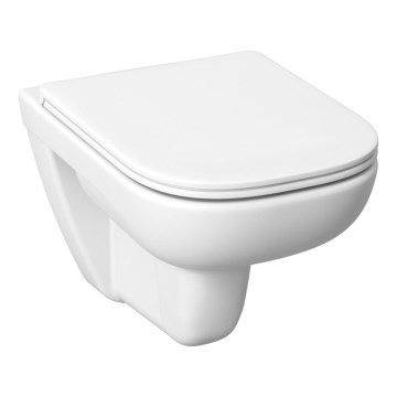 JIKA H8666140000001 - Κρεμαστή λεκάνη WC DEEP κεραμική/λευκή + κάθισμα WC SoftClose DEEP duroplast/λευκό