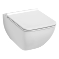 JIKA H8669540000001 - Επιτοίχια λεκάνη PURE, κεραμική/λευκή + κάθισμα λεκάνης SoftClose PURE από duroplast/λευκό