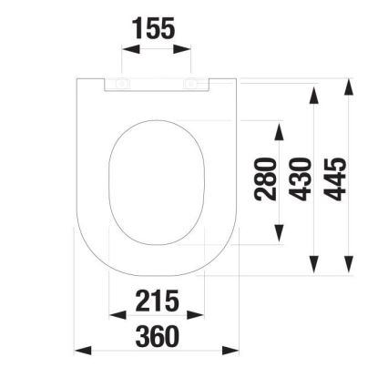 JIKA H8917160000631 - Καπάκι λεκάνης SoftClose MIO duroplast/λευκό