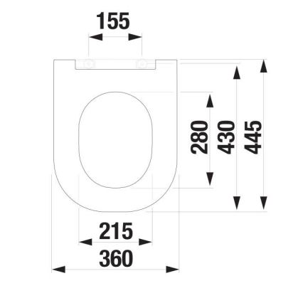 JIKA H8917167570631 - Καπάκι λεκάνης SoftClose MIO duroplast/λευκό