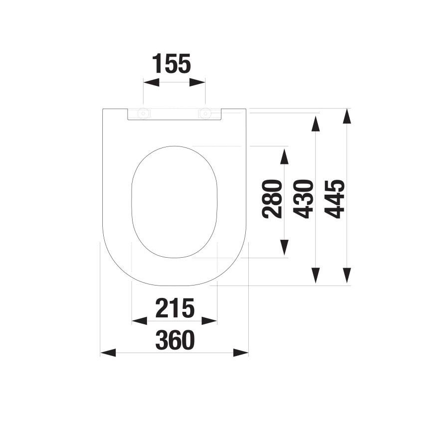 JIKA H8917167570631 - Καπάκι λεκάνης SoftClose MIO duroplast/λευκό