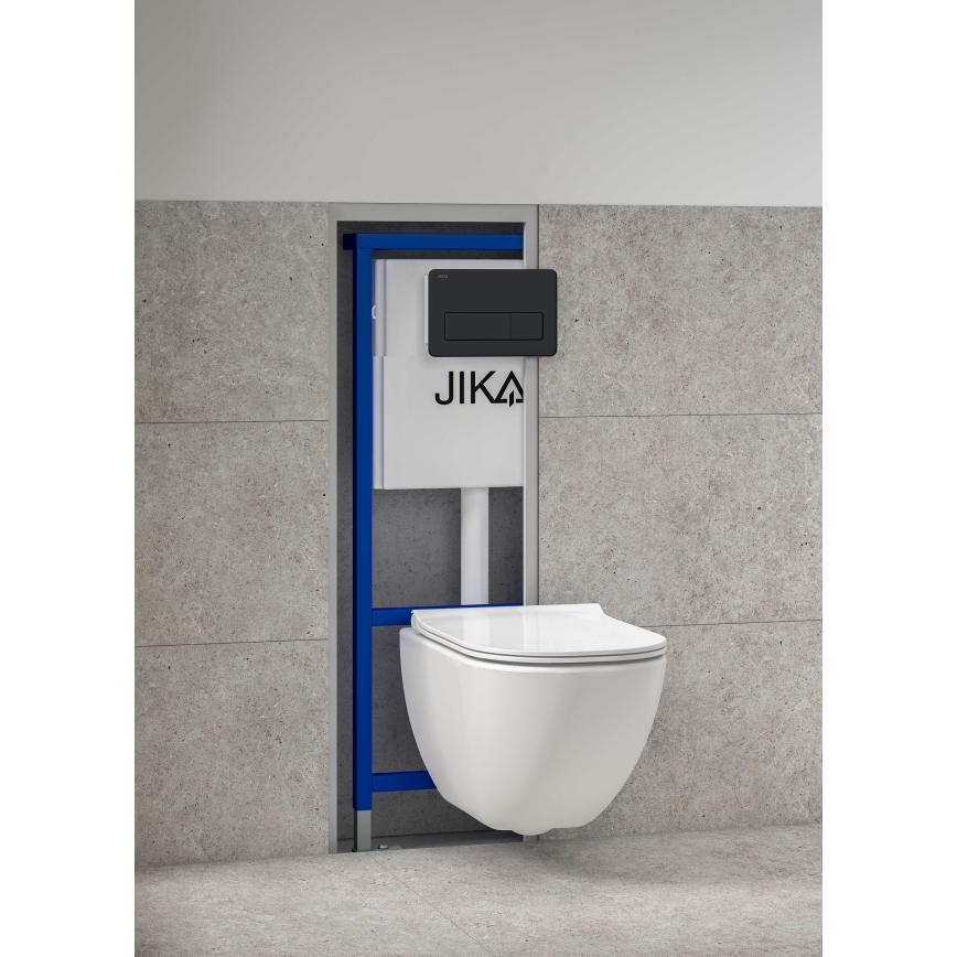 JIKA H8956520000001 -  Σετ λεκάνη κρεμαστή με ενσωματωμένο εντοιχιζόμενο καζανάκι