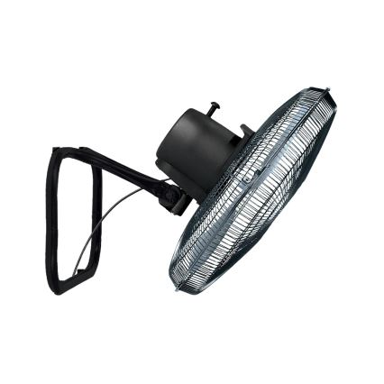 JOHNSON - Ανεμιστήρας δαπέδου 3 σε 1 WOOD 80W/230V Ø 50 cm μαύρο/μπεζ