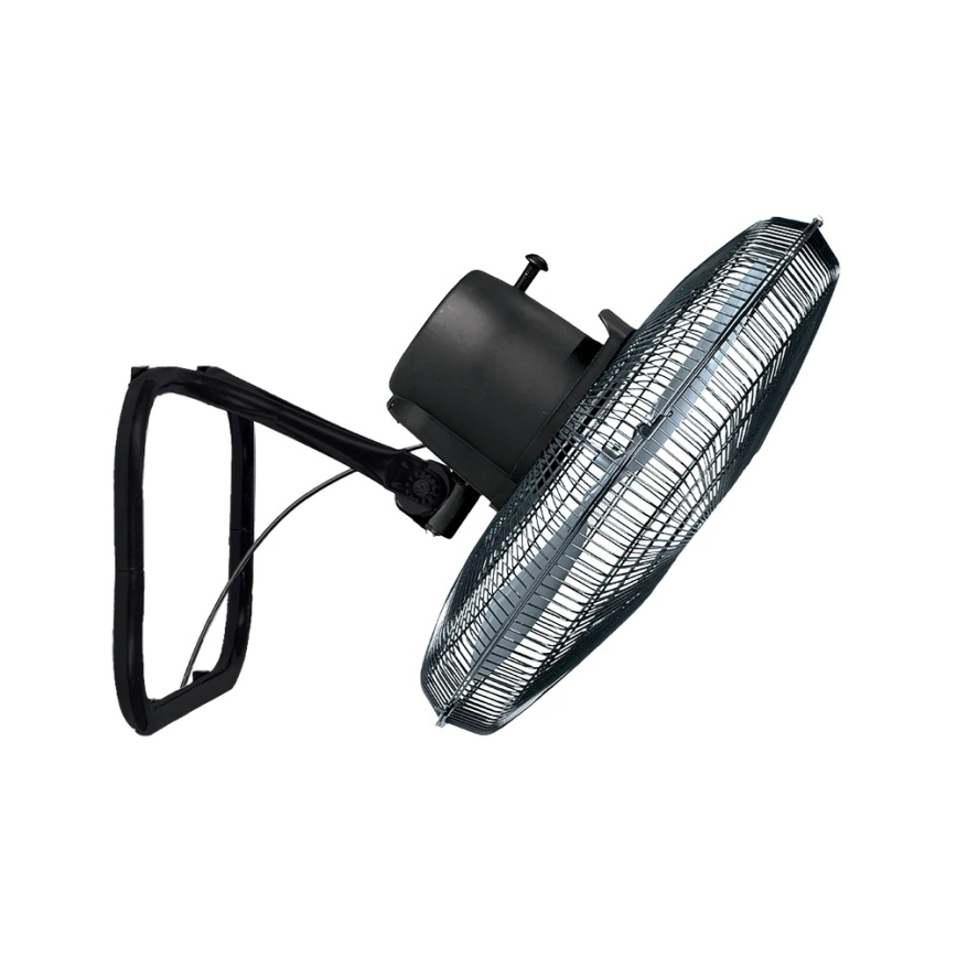 JOHNSON - Ανεμιστήρας δαπέδου 3 σε 1 WOOD 80W/230V Ø 50 cm μαύρο/μπεζ