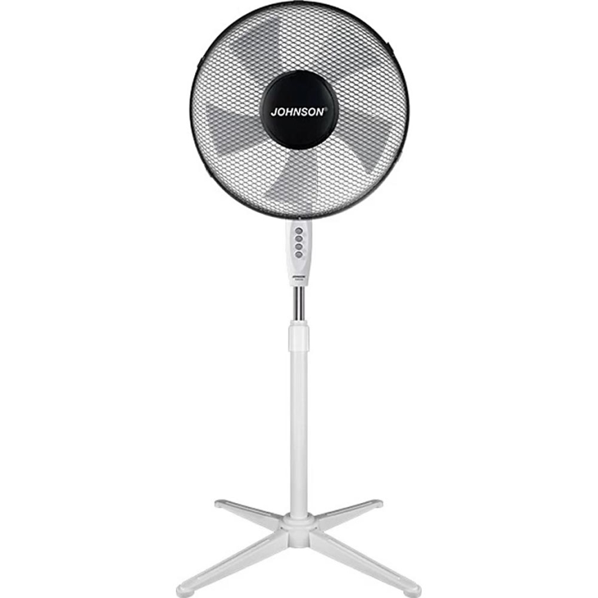JOHNSON - Ανεμιστήρας δαπέδου COLONNA 45W/230V, διάμετρος 40 cm, μαύρο/λευκό