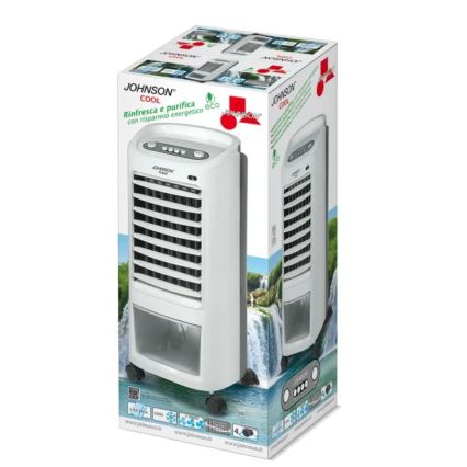 JOHNSON - Φορητός ψύκτης αέρα COOL 65W/230V λευκό/γκρι