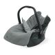 Jollein - Κάθισμα αυτοκινήτου sack fleece BRICK VELVET 42x82 cm Velvet Storm Grey