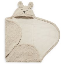 Jollein - Κουβέρτα αγκαλιάς fleece Bunny 100x105 cm Nougat