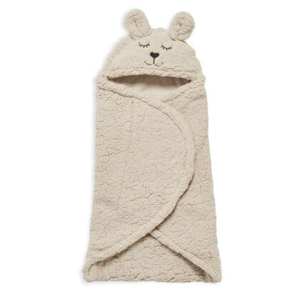 Jollein - Κουβέρτα αγκαλιάς fleece Bunny 100x105 cm Nougat