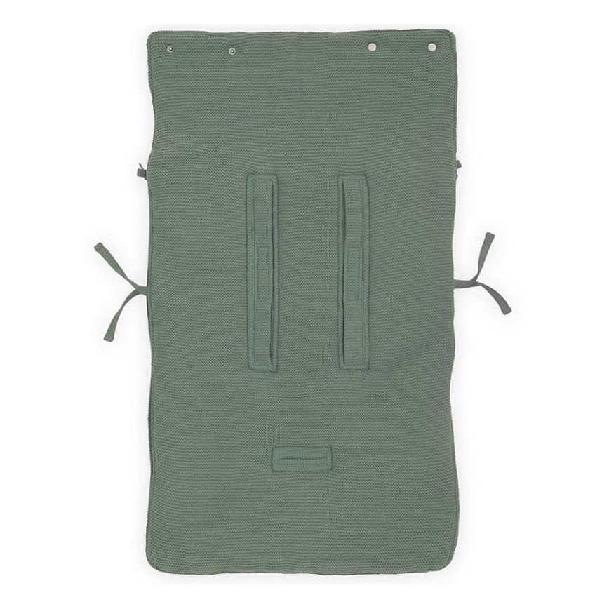 Jollein - Υπνόσακος για κάθισμα αυτοκινήτου fleece BASIC KNIT 42x82 cm Ash Green
