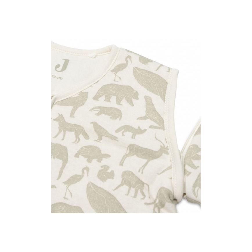 Jollein - Υπνόσακος για μωρά 2σε1 3-9 μηνών 3 TOG Animals Olive Green