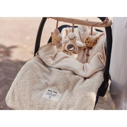 Jollein - Υπνόσακος για κάθισμα αυτοκινήτου  BOUCLE 42x82 cm Boucle Naturel