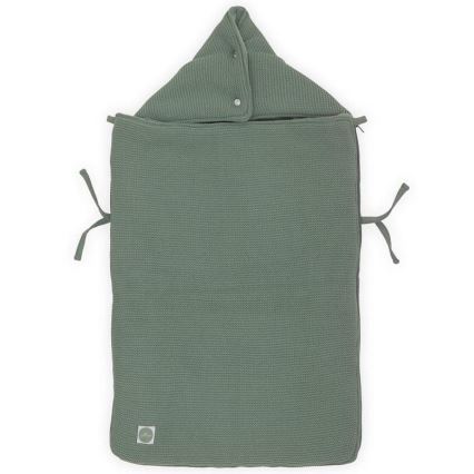 Jollein - Υπνόσακος για κάθισμα αυτοκινήτου fleece BASIC KNIT 42x82 cm Ash Green