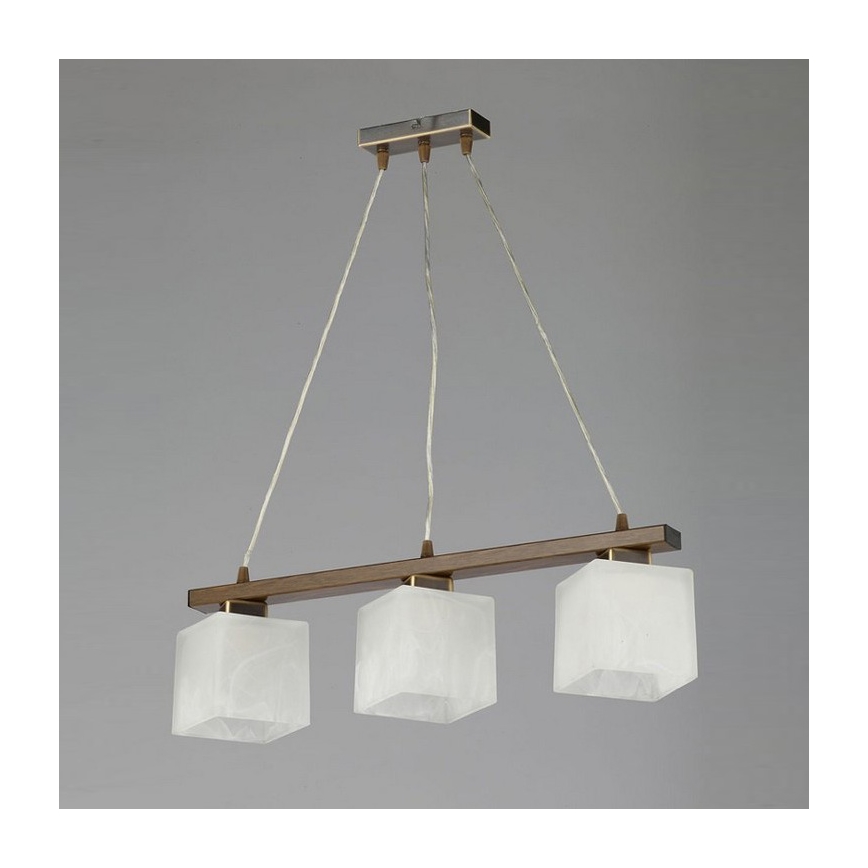 Jupiter 1092 - PO3 - Κρεμαστό πολύφωτο POLA 3xE27/60W/230V