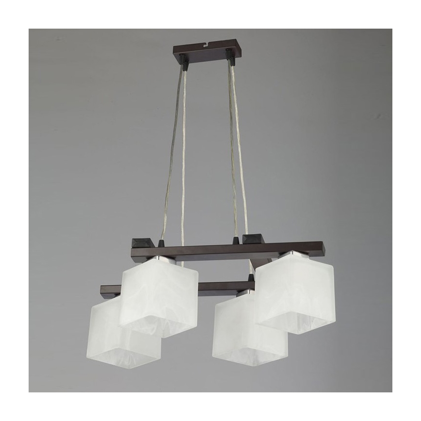 Jupiter 1099 - PO 4 p - Κρεμαστό πολύφωτο POLA 4xE27/60W/230V βέγκε