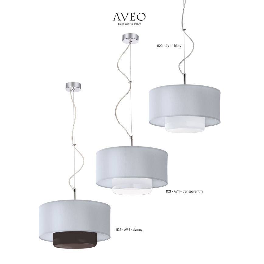 Jupiter - 1122 - Κρεμαστό φως AVEO 1xE27/80W/230V