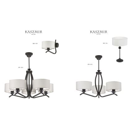 JUPITER 1278-KS3G - Πολύφωτο KASZMIR 3xE27/60W