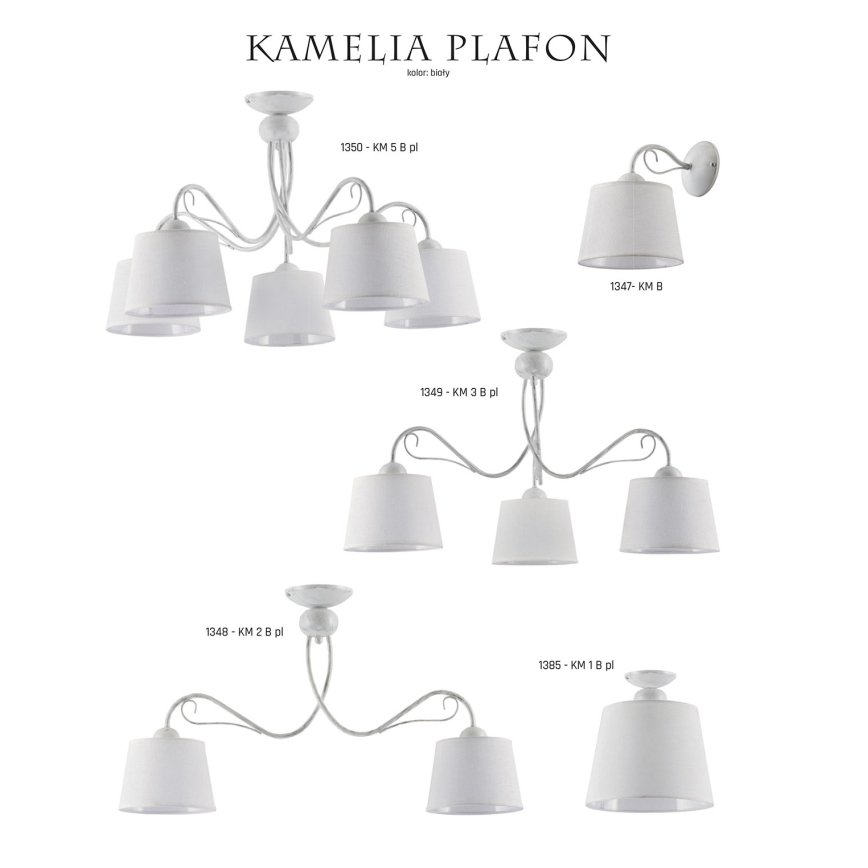 Jupiter 1349 - KM 3 PB - Οροφής φωτιστικό KAMELIA 3xE27/60W/230V