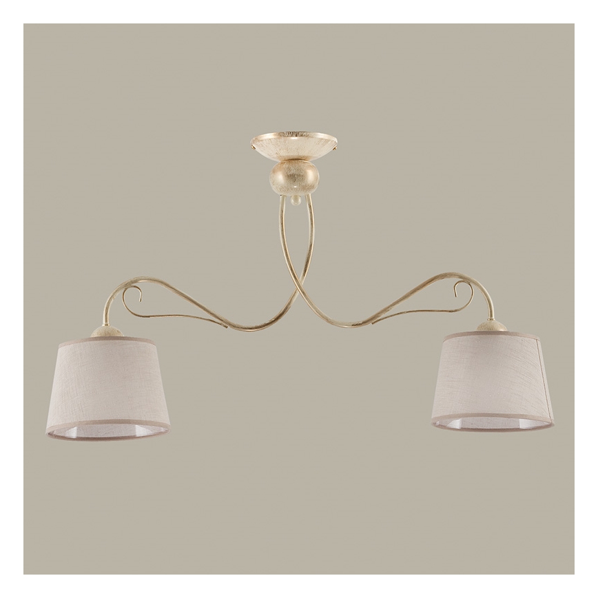 Jupiter 1356 - KM 2 PE - Φως οροφής KAMELIA 2xE27/60W/230V