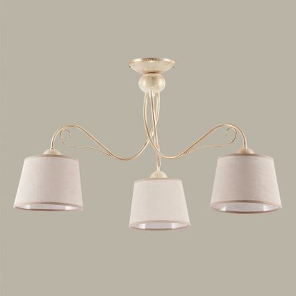 Jupiter 1357 - KM 3 PE - Οροφιαίο φωτιστικό KAMELIA 3xE27/60W/230V