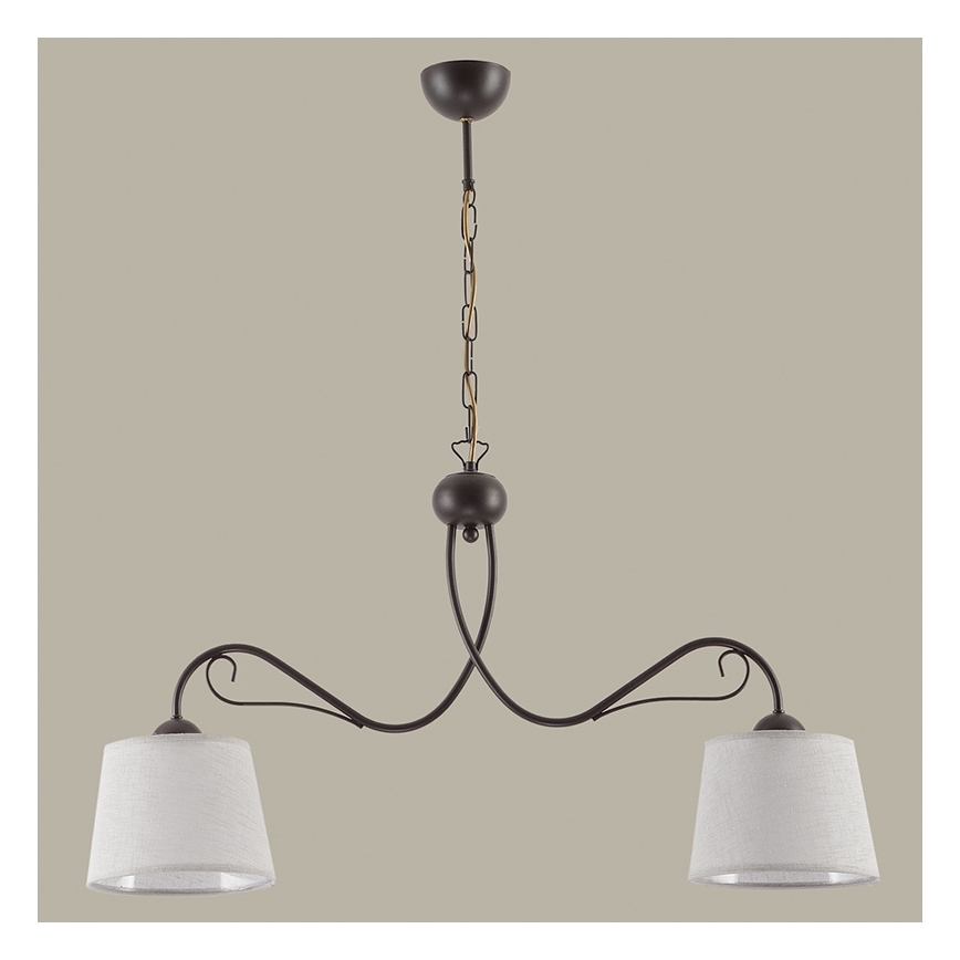 Jupiter 1360 - KM 2 V - Πολύφωτο σε αλυσίδα KAMELIA 2xE27/60W/230V