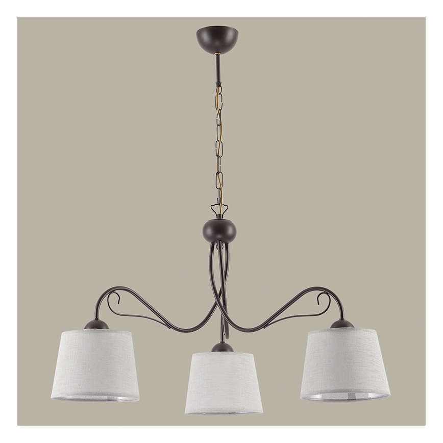 Jupiter 1361 - KM 3 V - Πολύφωτο σε αλυσίδα KAMELIA 3xE27/60W/230V