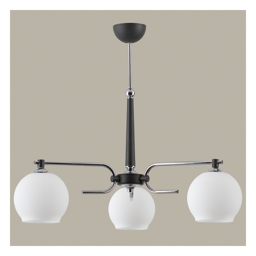 Jupiter 1401 - AX 3 G - Κρεμαστός πολυέλαιος AXEL 3xE27/60W/230V