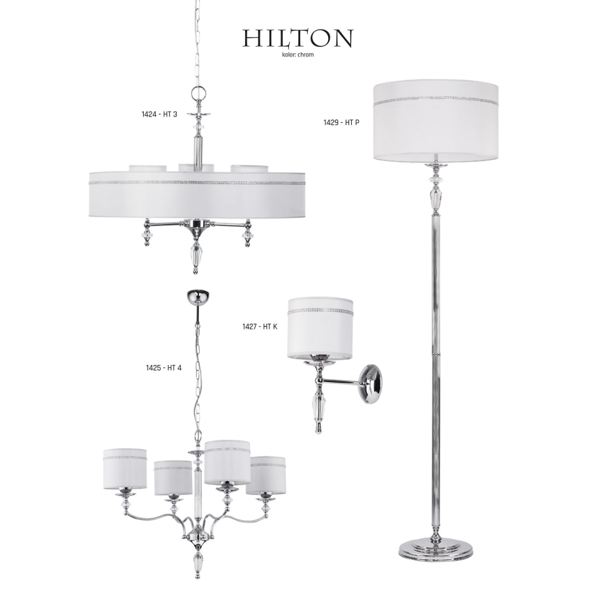 Jupiter 1426- Πολύφωτο σε αλυσίδα HILTON 6xE27/60W/230V