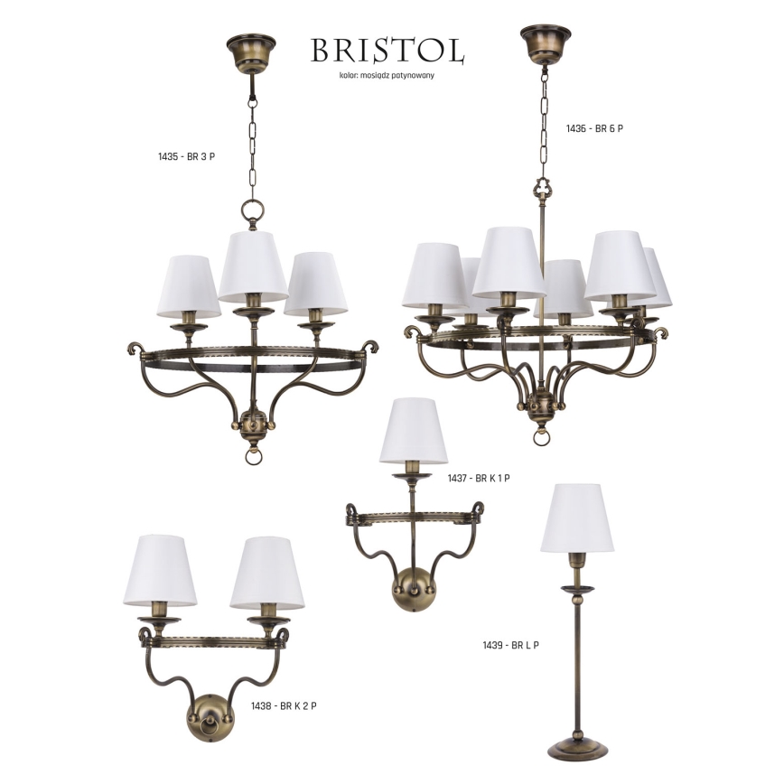 Jupiter 1438 - Φως τοίχου BRISTOL 2xE14/40W/230V