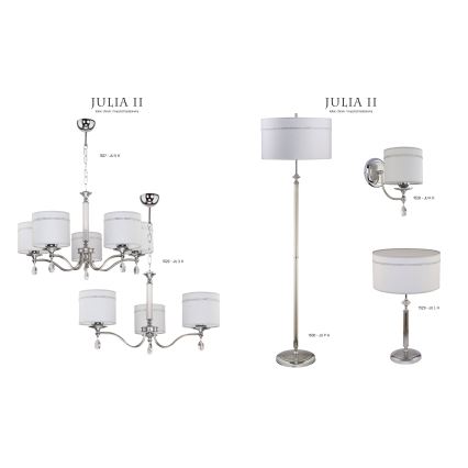 Jupiter 1528 - JU K H - Wall light JULIA II E27/60W