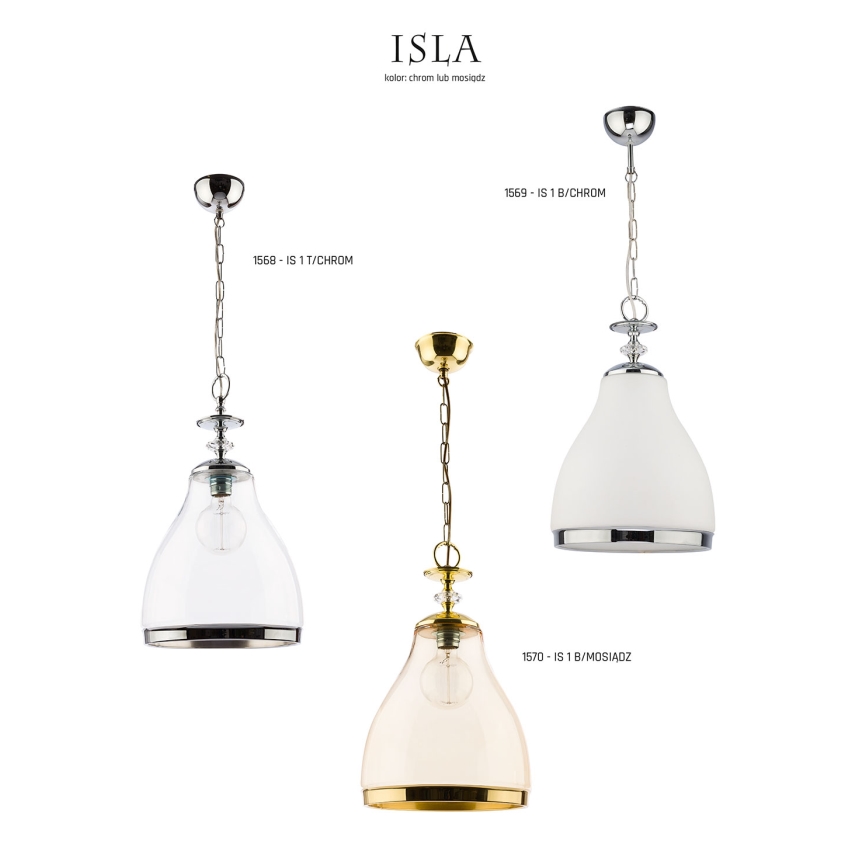 Jupiter 1570 - IS 1 B/M - Κρεμαστό φωτιστικό ISLA E27/60W