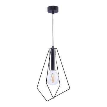 Jupiter 1661 - Κρεμαστό φωτιστικό οροφής KAIR 1xE27/60W/230V μαύρο/γυαλιστερό χρώμιο