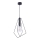 Jupiter 1661 - Κρεμαστό φωτιστικό οροφής KAIR 1xE27/60W/230V μαύρο/γυαλιστερό χρώμιο