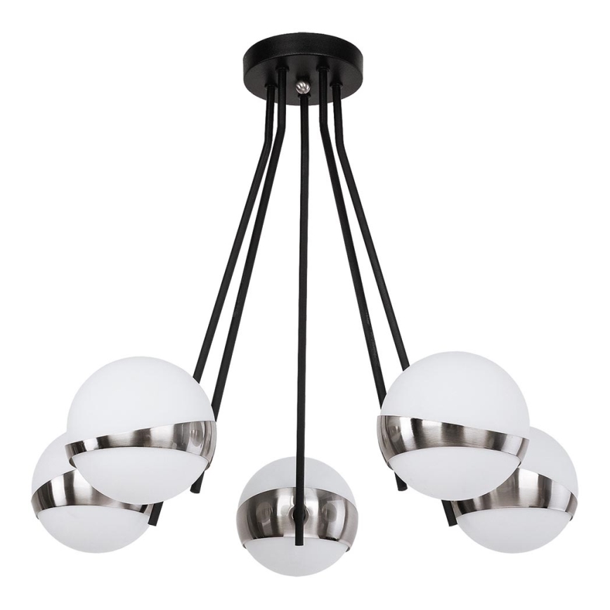 Jupiter 1715 - Κρεμαστό φωτιστικό ELFA 5xE14/40W/230V γυαλιστερό χρώμιο