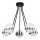 Jupiter 1715 - Κρεμαστό φωτιστικό ELFA 5xE14/40W/230V γυαλιστερό χρώμιο
