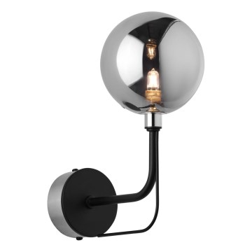 Jupiter 1889 - Επιτοίχιο φωτιστικό ERIS 1xG9/14W/230V ματ χρώμιο/μαύρο/καπνιστό γκρι