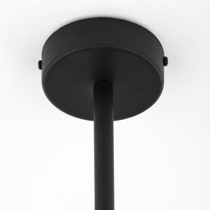 Jupiter 1974 - Κρεμαστό φωτιστικό MOKA 3xGU10/10W/230V + 3xG9/10W/230V μαύρο/γυαλιστερό χρώμιο