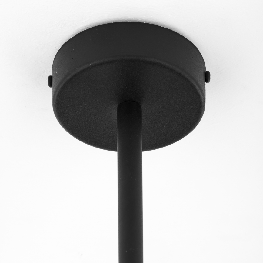 Jupiter 1975 - Κρεμαστό φωτιστικό MOKA 4xGU10/10W/230V + 4xG9/10W/230V μαύρο/γυαλιστερό χρώμιο