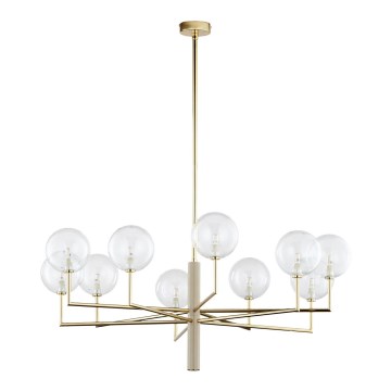 Jupiter 1976 - Κρεμαστό φωτιστικό FEME 10xG9/10W/230V χρυσαφί