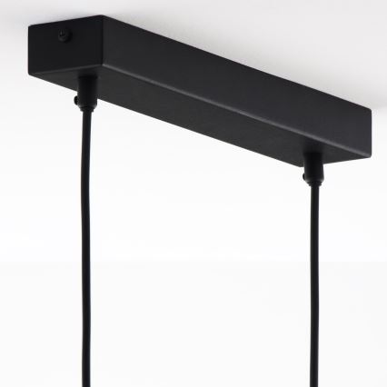 Jupiter 1990 - Κρεμαστό φωτιστικό οροφής  HANZA 3xG9/10W/230V μαύρο/χρυσαφί