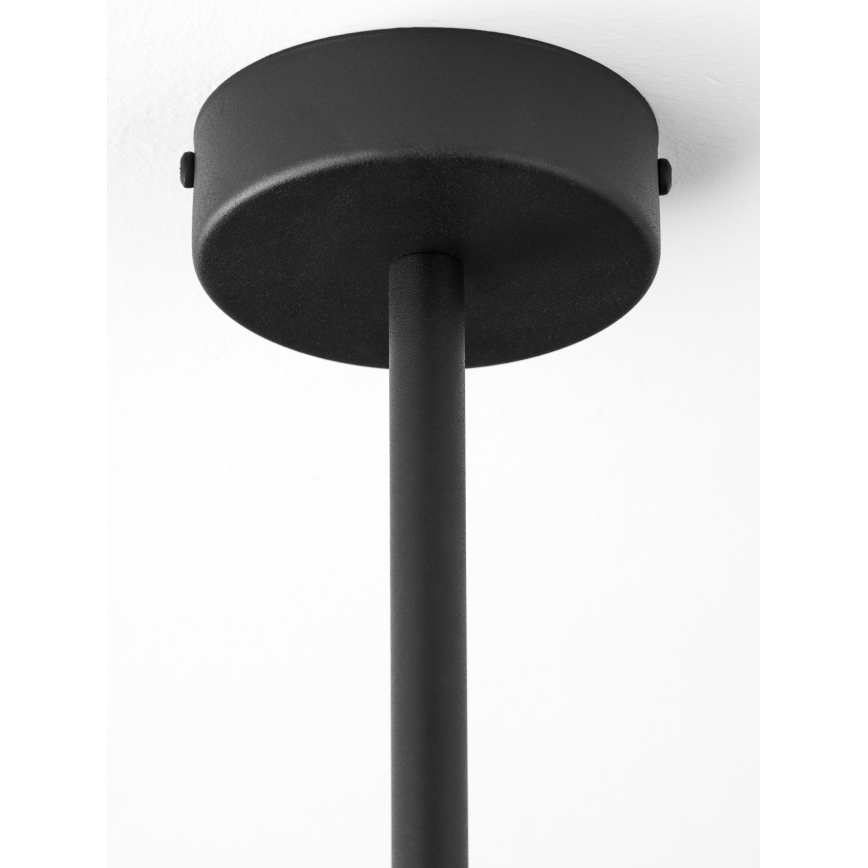 Jupiter 1995 - Κρεμαστό φωτιστικό MOKA 3xGU10/10W/230V + 3xG9/10W/230V μαύρο/διαφανής