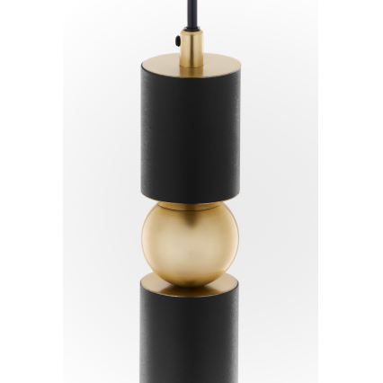 Jupiter 2003 - Κρεμαστό φωτιστικό οροφής ALAS 1xGU10/10W/230V μαύρο/χρυσαφί