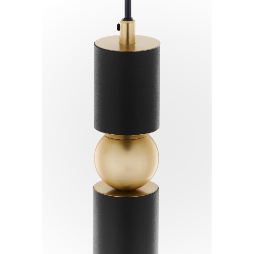 Jupiter 2003 - Κρεμαστό φωτιστικό οροφής ALAS 1xGU10/10W/230V μαύρο/χρυσαφί