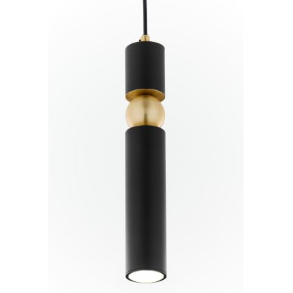 Jupiter 2003 - Κρεμαστό φωτιστικό οροφής ALAS 1xGU10/10W/230V μαύρο/χρυσαφί