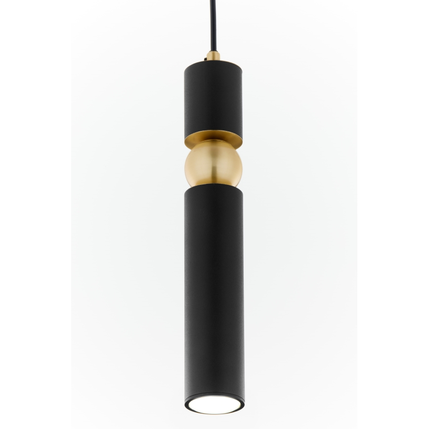 Jupiter 2003 - Κρεμαστό φωτιστικό οροφής ALAS 1xGU10/10W/230V μαύρο/χρυσαφί