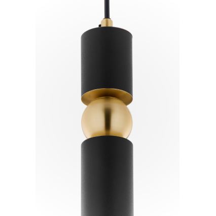 Jupiter 2003 - Κρεμαστό φωτιστικό οροφής ALAS 1xGU10/10W/230V μαύρο/χρυσαφί
