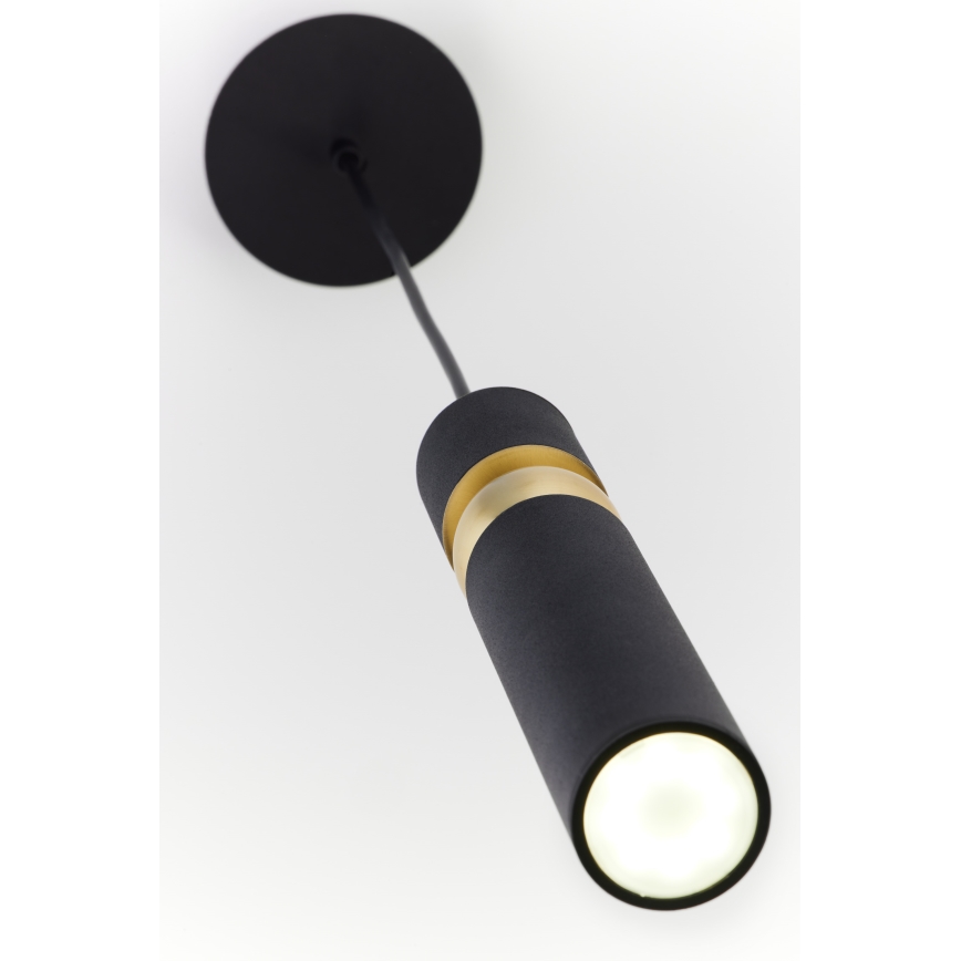 Jupiter 2003 - Κρεμαστό φωτιστικό οροφής ALAS 1xGU10/10W/230V μαύρο/χρυσαφί
