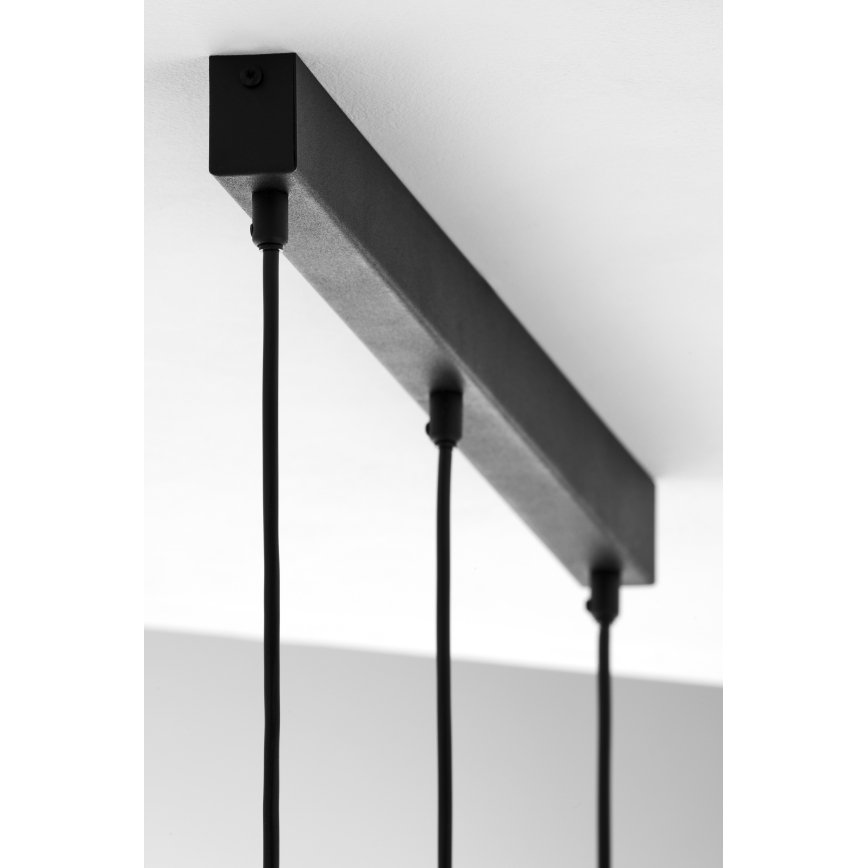 Jupiter 2004 - Κρεμαστό φωτιστικό οροφής ALAS 3xGU10/10W/230V μαύρο/χρυσαφί