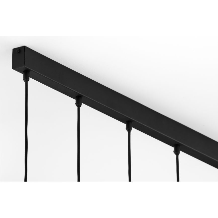 Jupiter 2005 - Κρεμαστό φωτιστικό οροφής ALAS 6xGU10/10W/230V μαύρο/χρυσαφί
